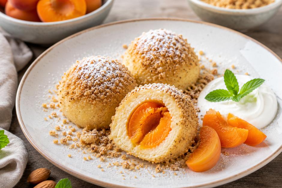 High Protein Marillenknödel