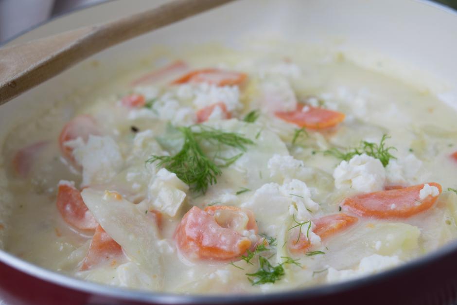 Karottengemüse mit Fenchel