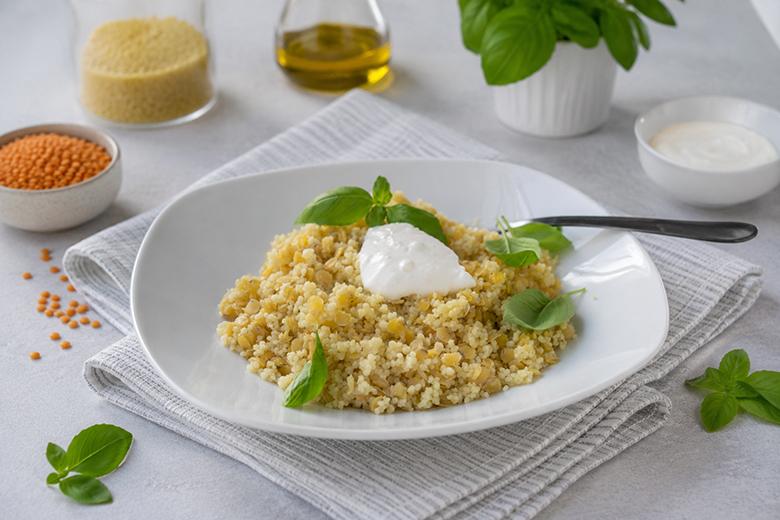 Vegane Bulgur-Linsen