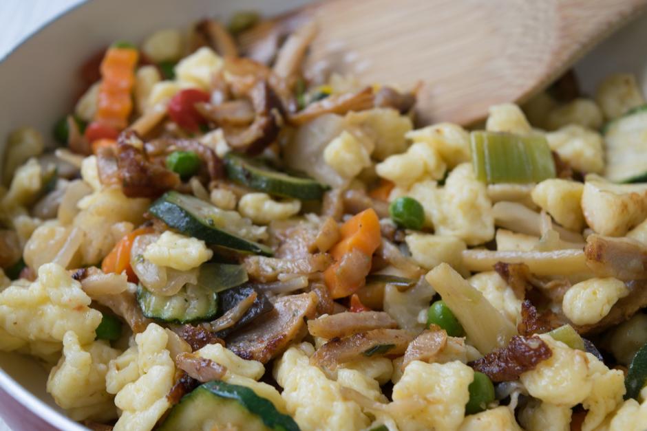 Asiatische Spätzle