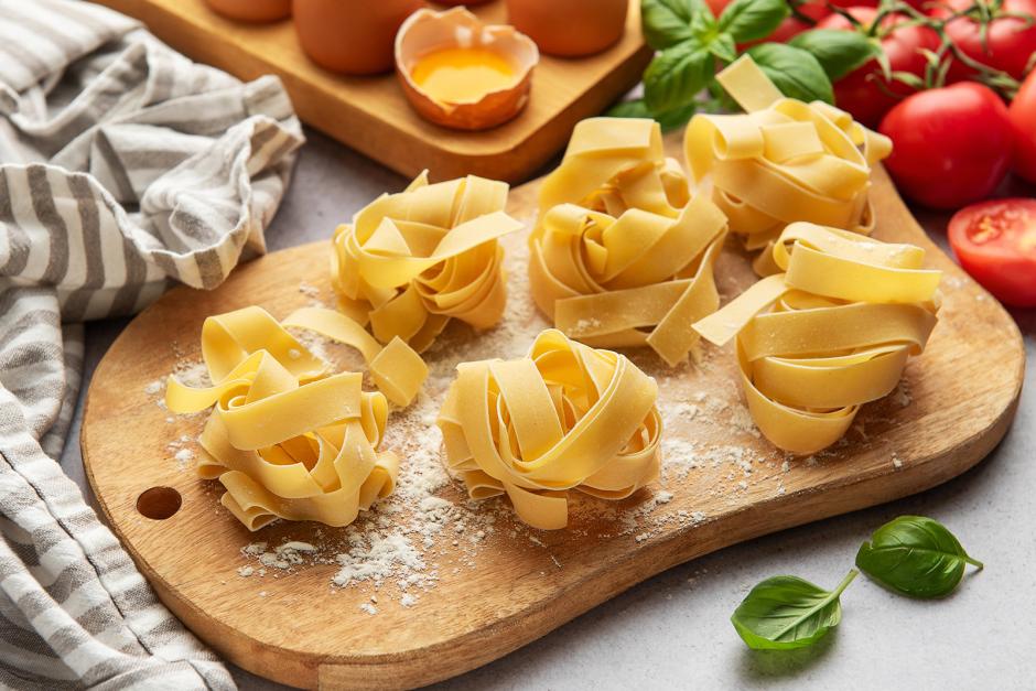 Selbstgemachte Pappardelle