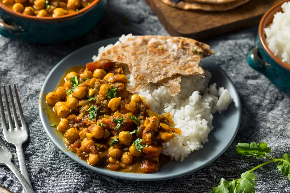 Chana Masala Kichererbsen-Curry