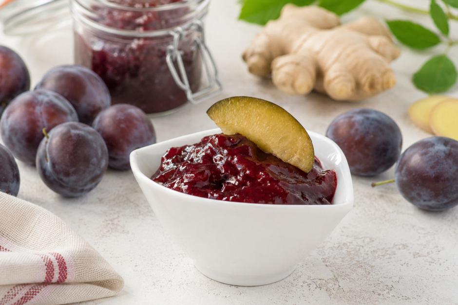 Zwetschken-Ingwer-Marmelade