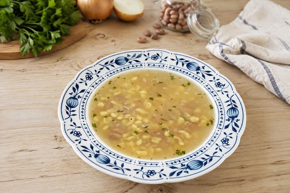 Südburgenländische Bohnfoaferlsuppe