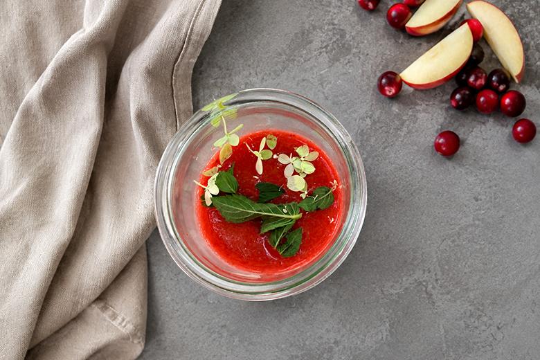 Rotes Fruchtmus