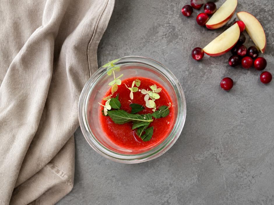 Rotes Fruchtmus