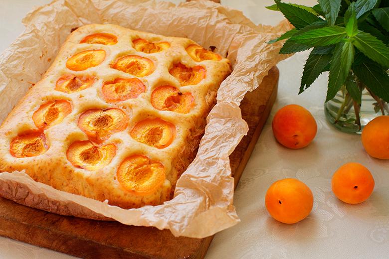 Marillen Blechkuchen mit Öl