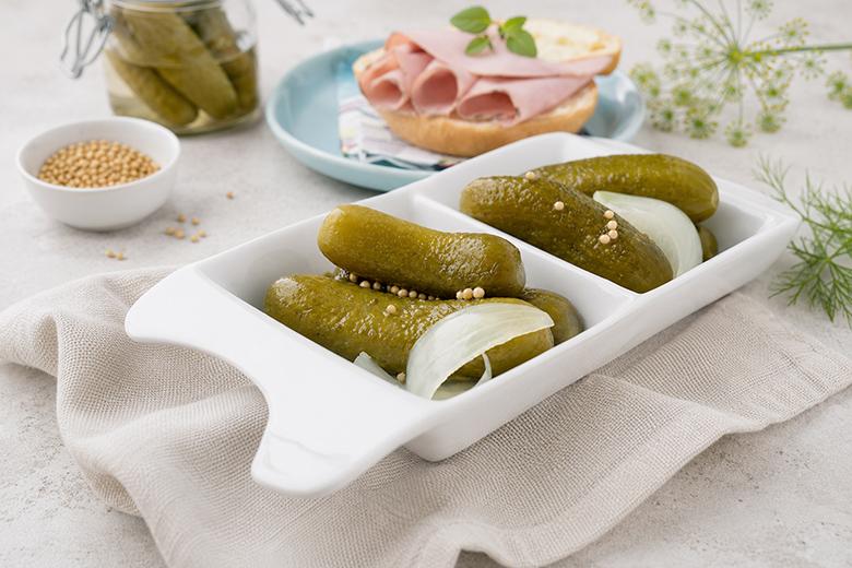 Eingelegte Gewürzgurken
