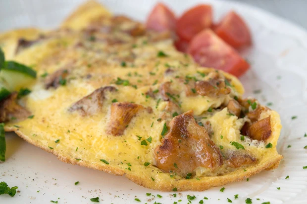 Pilzomelette mit K&auml;se