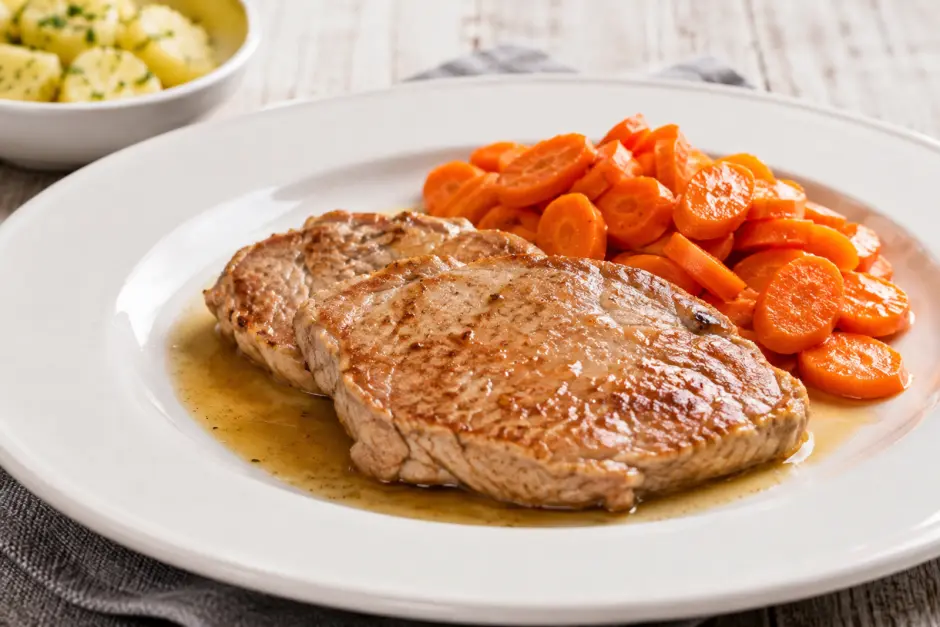 Ged&uuml;nstete Kalbssteaks
