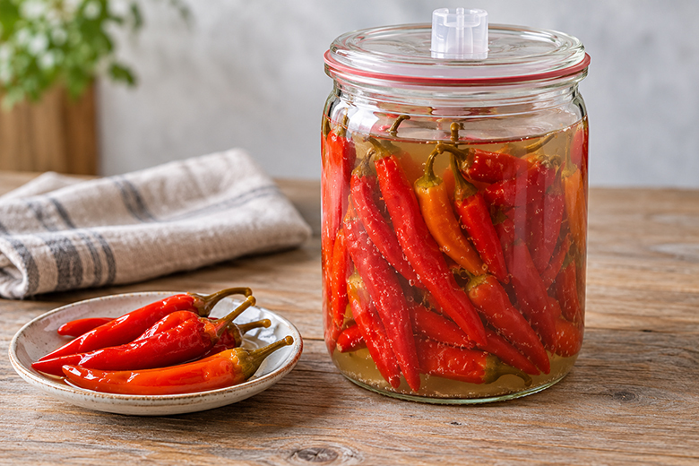 Fermentierte Chili-Peperoni