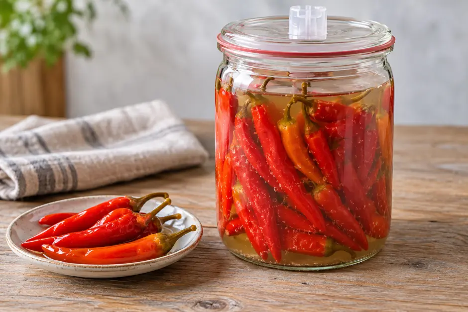 Fermentierte Chili-Peperoni