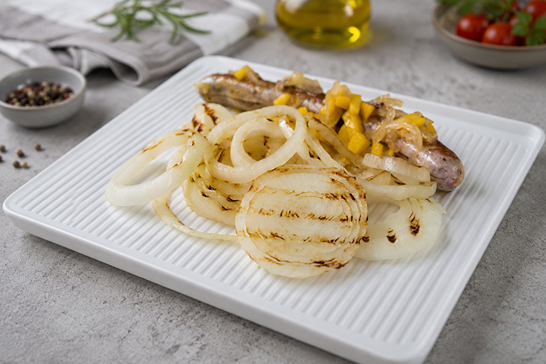 Gegrillte Zwiebelringe