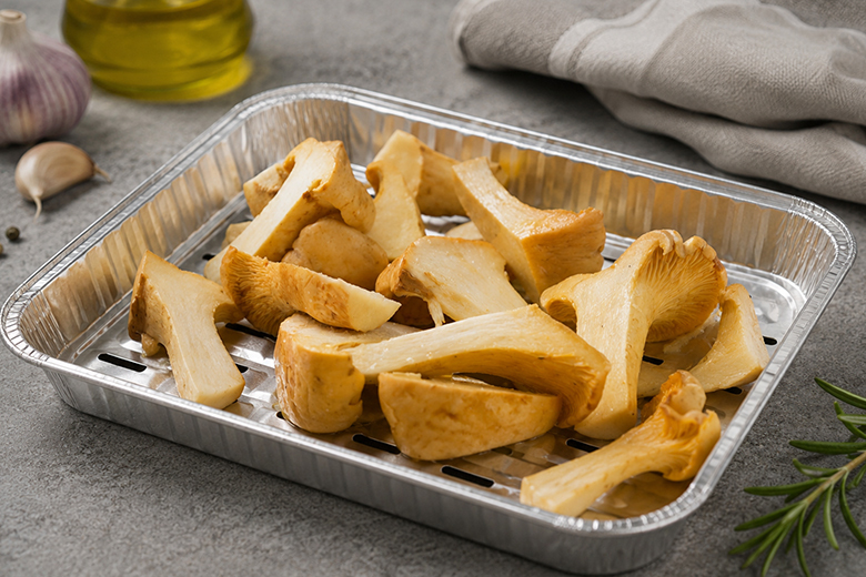 Gegrillte Eierschwammerl