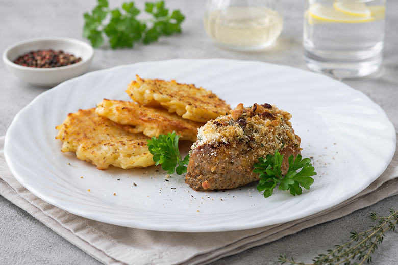 Schweinsmedaillons mit Rösti