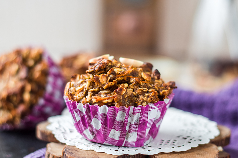 Apfel-Haferflocken-Muffins