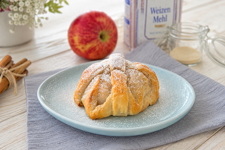 Apfel im Schlafrock