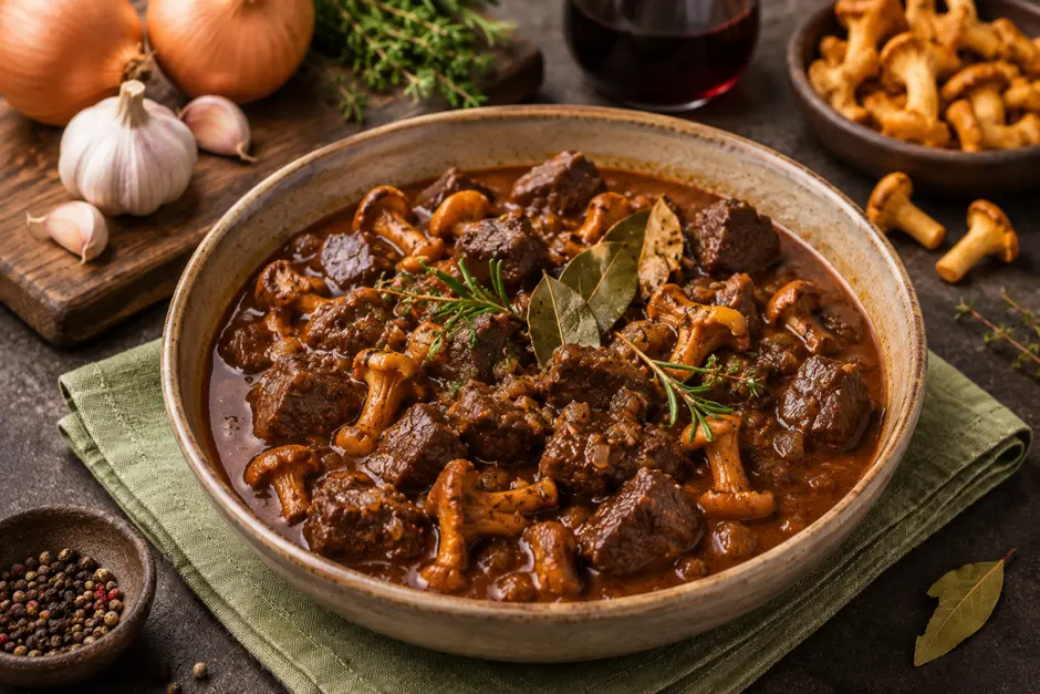 Hirschgulasch