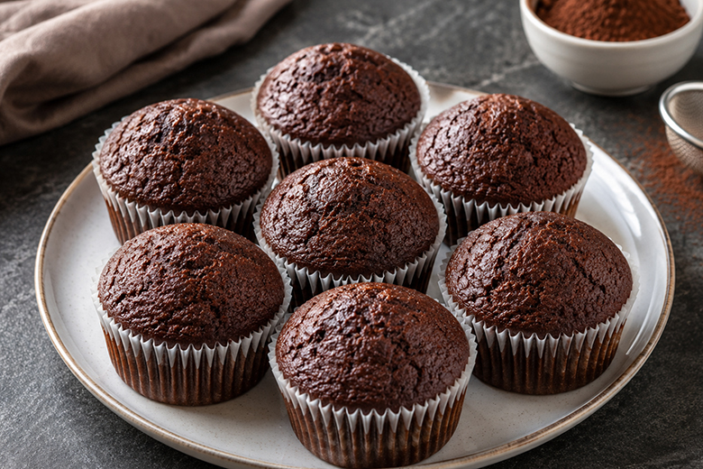 Saftige Schokomuffins
