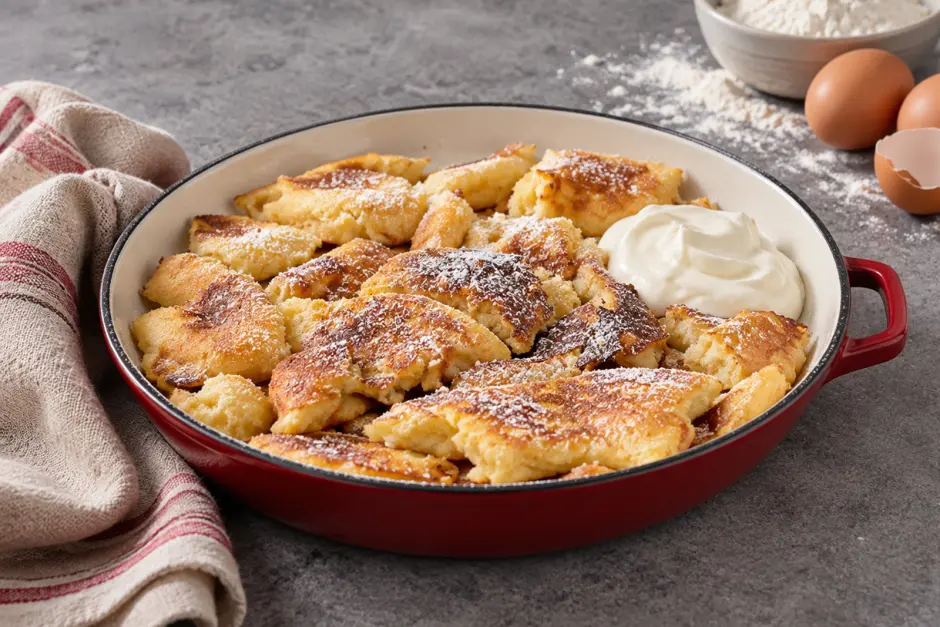 Kaiserschmarrn mit Rahm