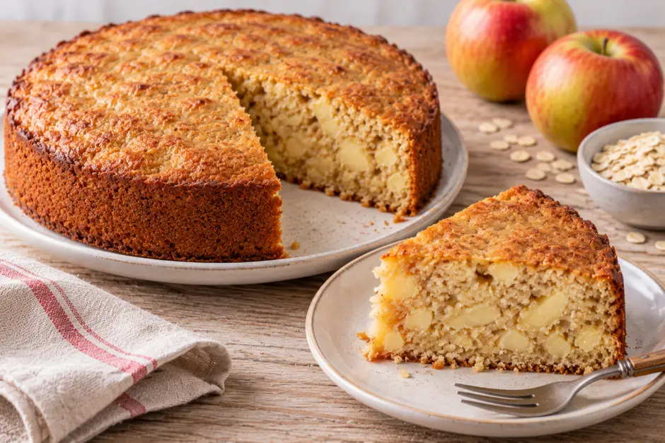 Apfel-Haferflocken-Kuchen