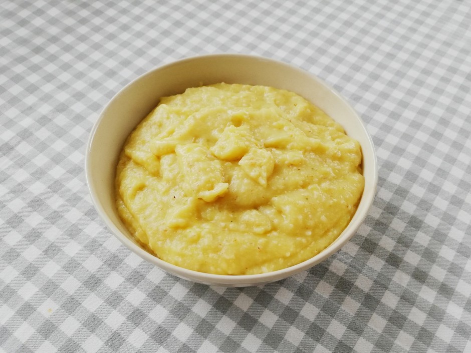 Hirsebrei mit Zucchini