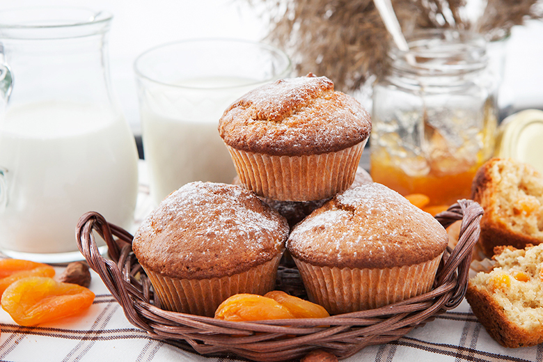 Marillen-Muffins