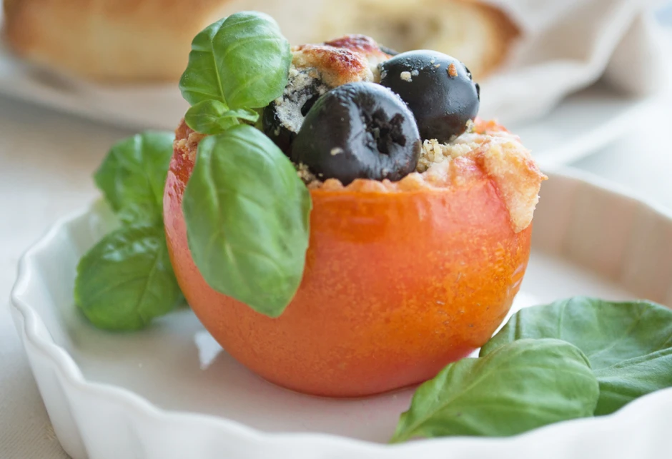 Gefüllte Kräutertomaten