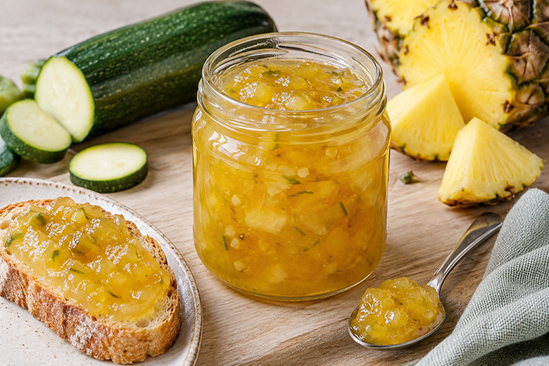 Zucchini-Ananas-Marmelade