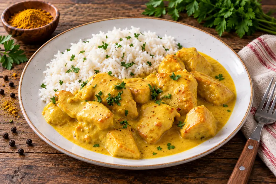 Curry-Geschnetzeltes