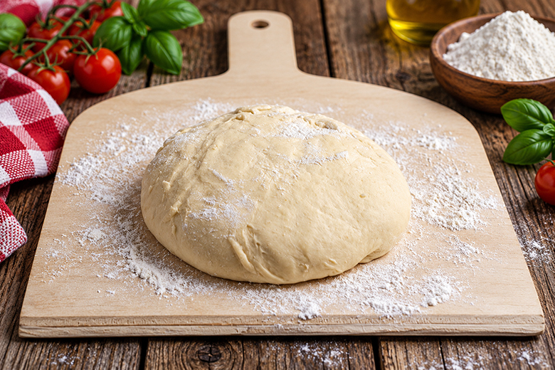 Pizzateig mit Backpulver