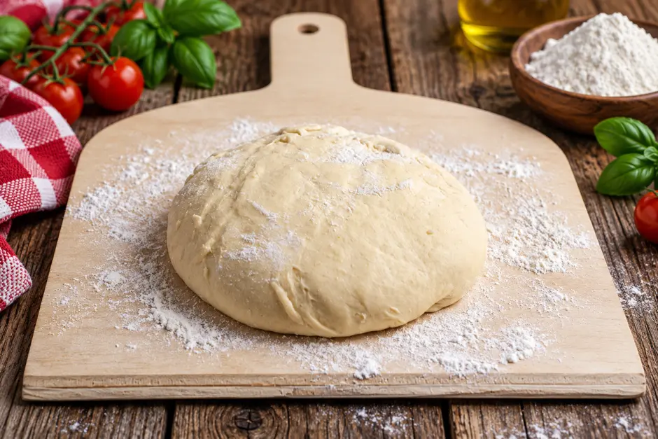 Pizzateig mit Backpulver