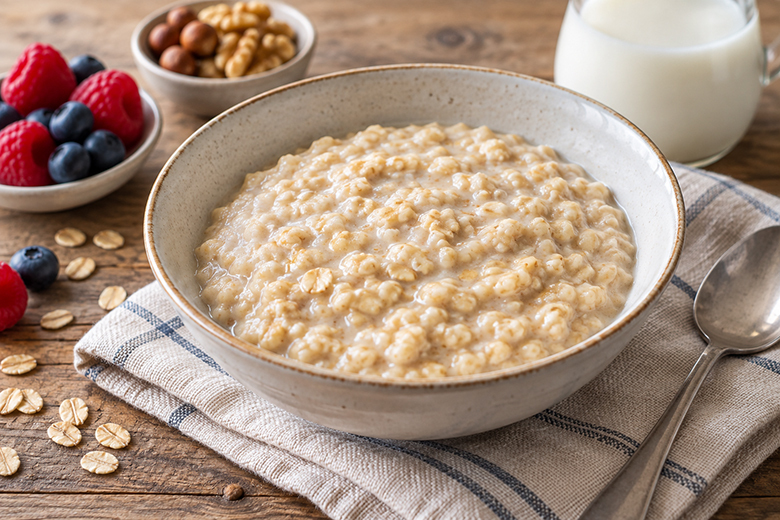 Porridge aus der Mikrowelle