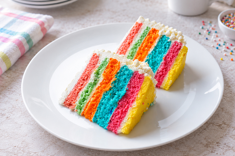 Regenbogentorte