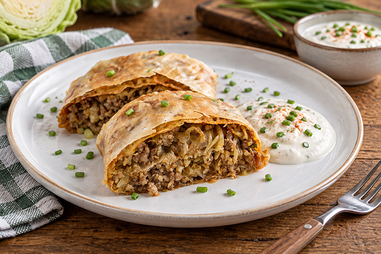 Faschierte-Kraut-Strudel