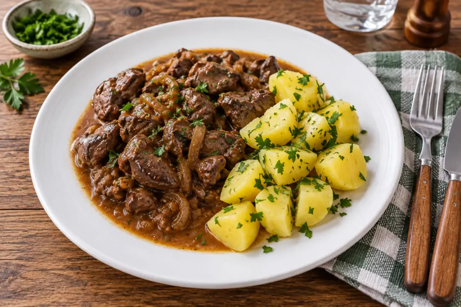 Geröstete Hühnerleber