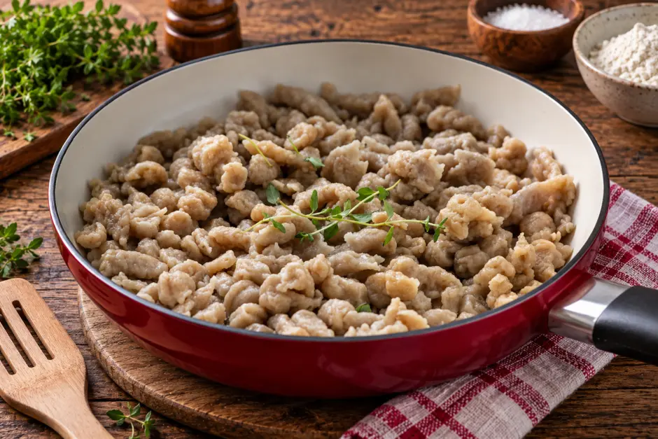 Dinkelspätzle