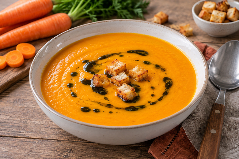 Karottencremesuppe
