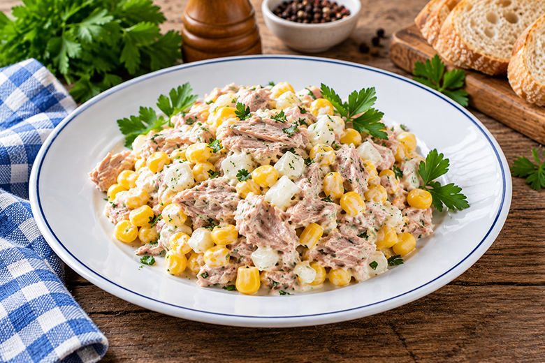 Thunfischsalat mit Mayonnaise