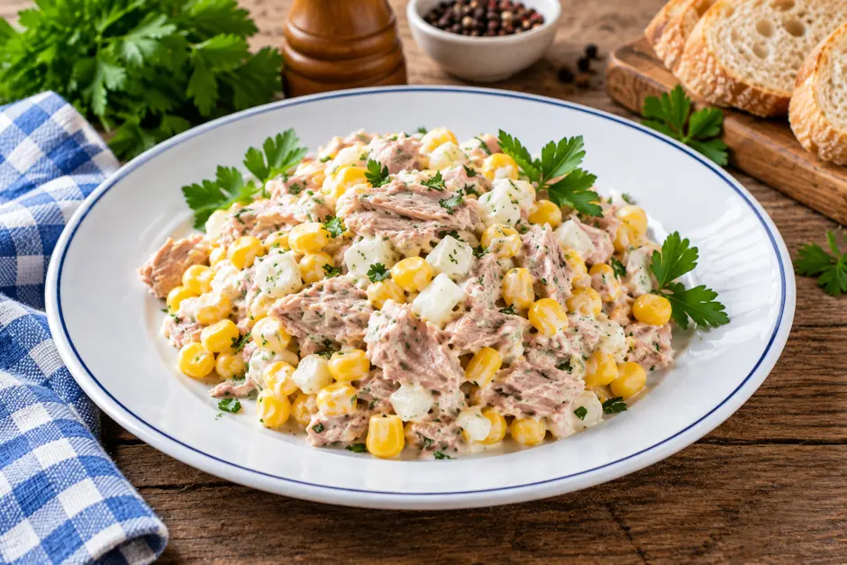 Thunfischsalat mit Mayonnaise