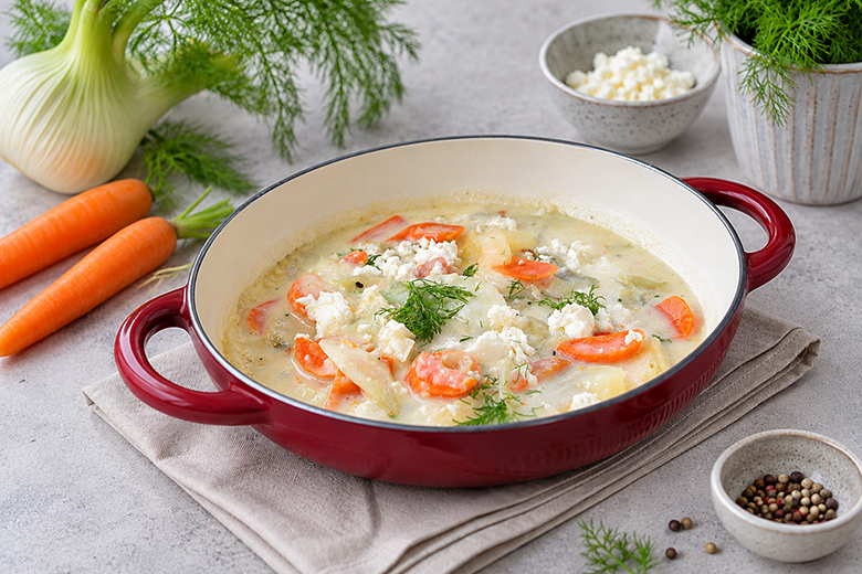 Karottengemüse mit Fenchel