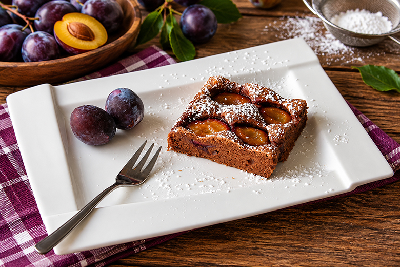 Schoko-Zwetschken-Kuchen