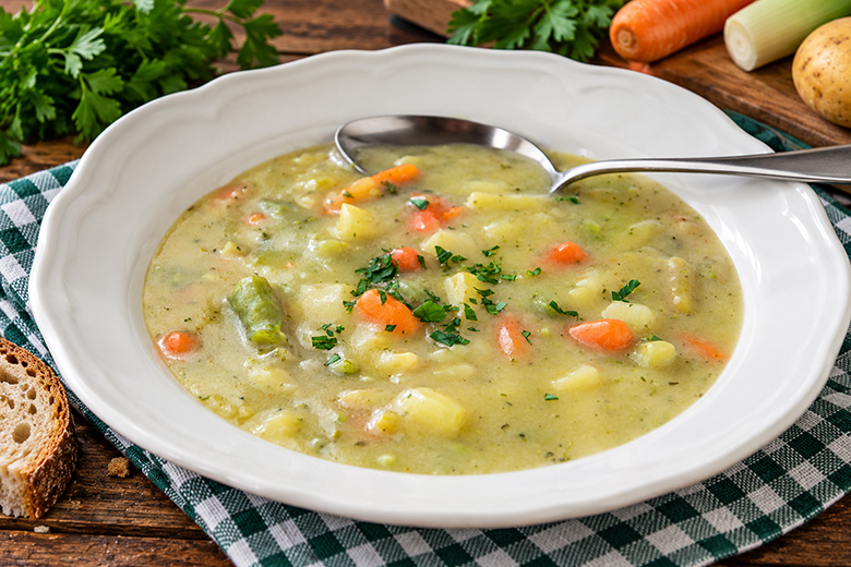 Gebundene Gemüsesuppe