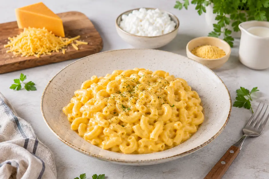 Hüttenkäse Mac and Cheese