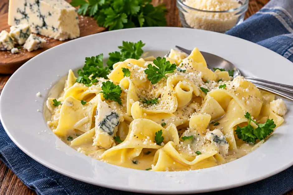 Nudeln mit Gorgonzolasauce