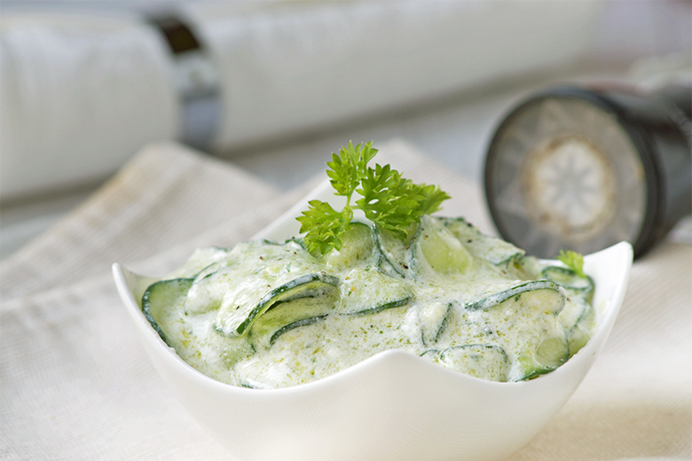 Gurken-Rahm-Salat