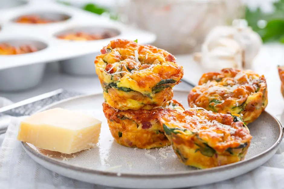 Spinat-Bergkäse-Muffins