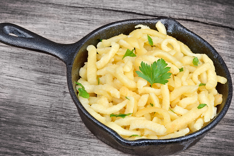 Glutenfreie Flohsamenschalen Spätzle