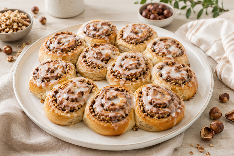 Proteinreiche Nussschnecken