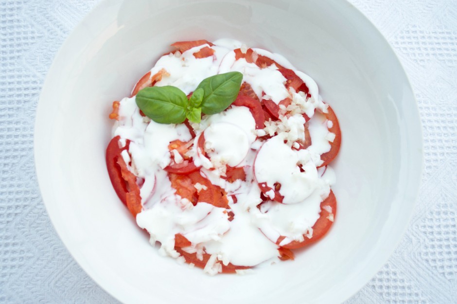 Tomaten mit Joghurt